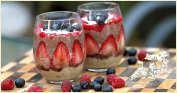 Healthy Eating -Berry Dessert